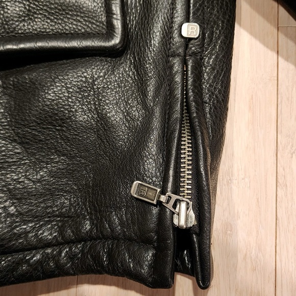 Vintage Kenneth Cole Leather Jacket With Removable Polyester Vest Lining - Picture 9 of 16